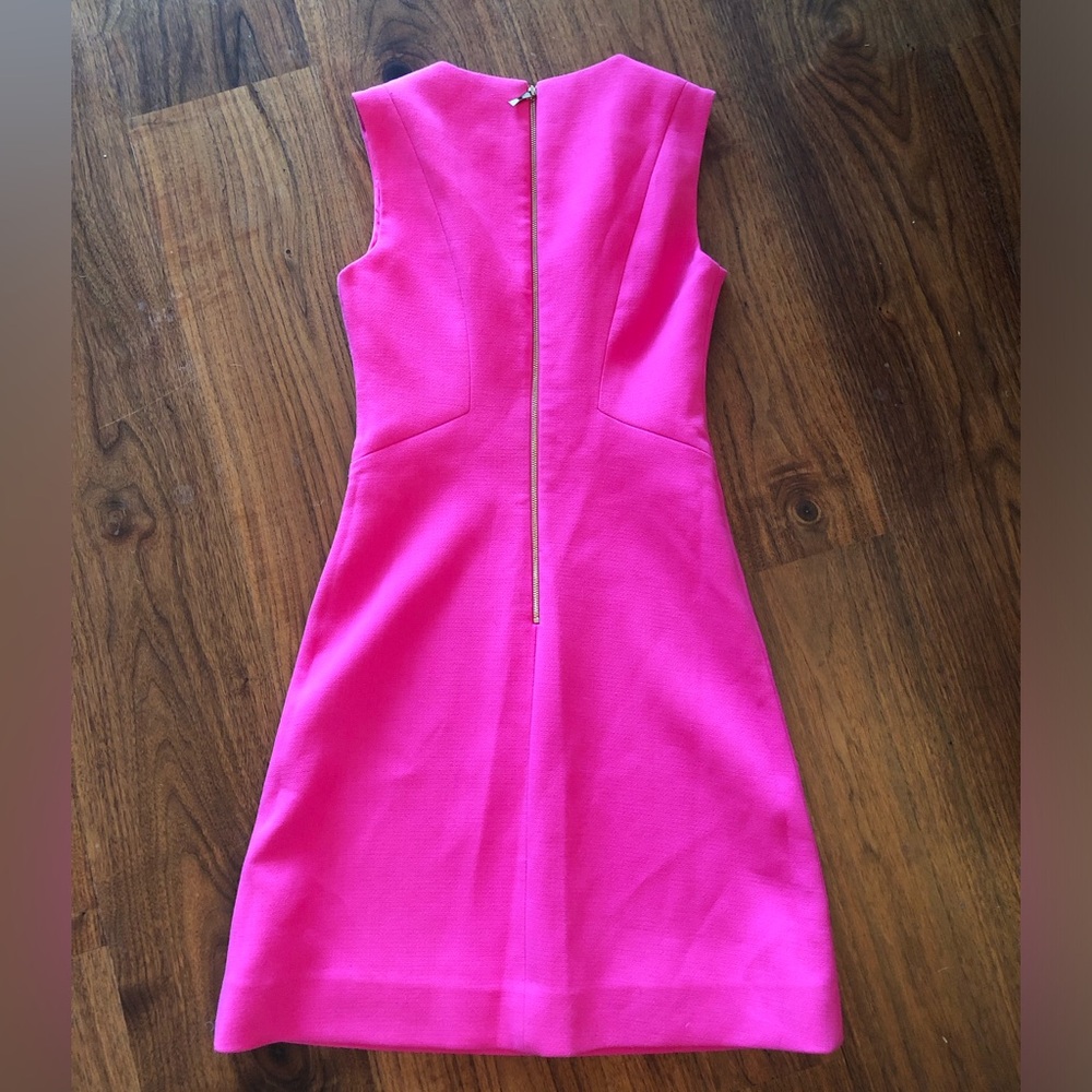 Kate Spade Hot Pink dress size 0 - Picture 6 of 7